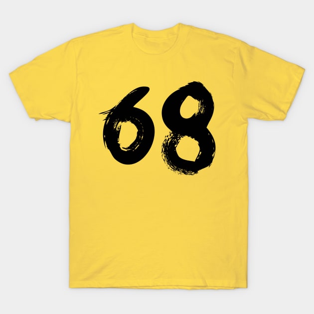 Number 68 T-Shirt by Erena Samohai